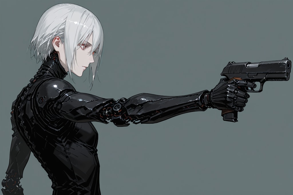 "BLAME"風全身機械化サイボーグ