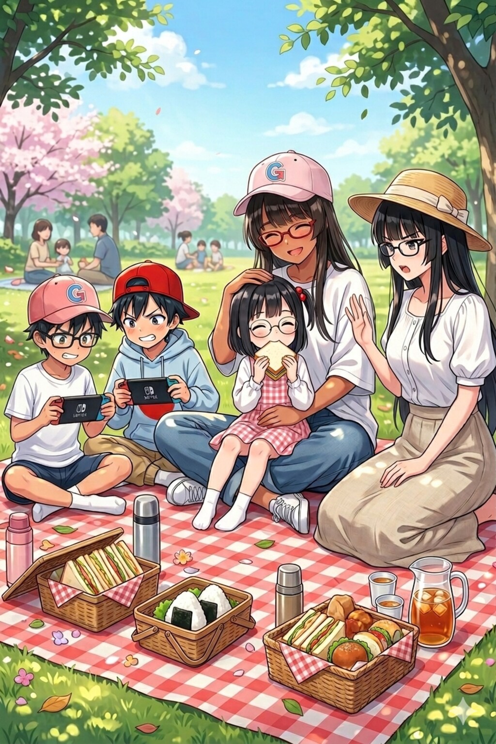 種田家✕蓼科家ピクニック