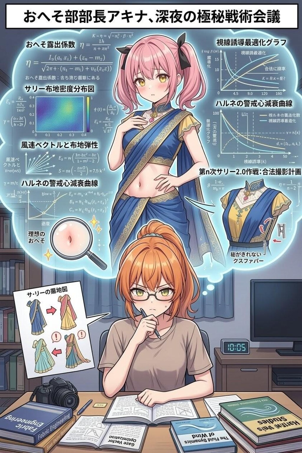 アキナ奮闘中〜ハルネのおへそをどうしても見たい編