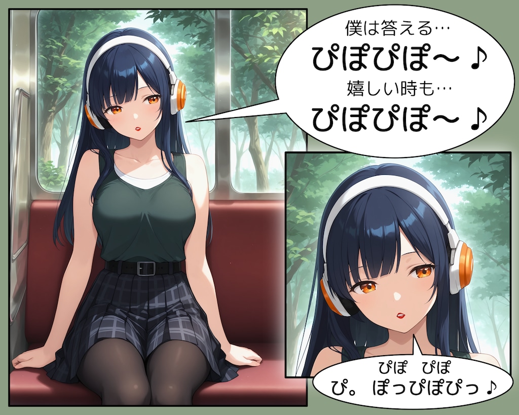 表情が歌詞と一致しません…