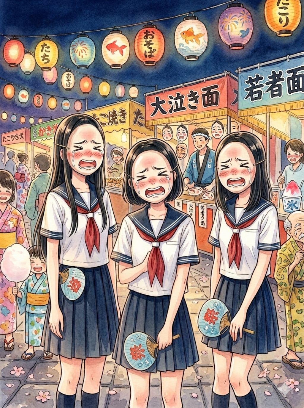 一緒の顔だね