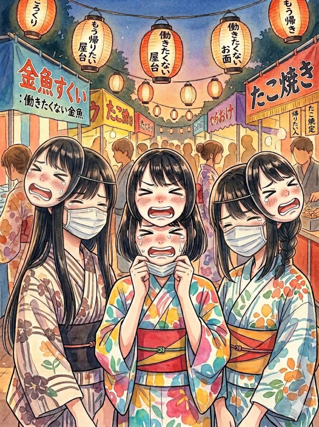 一緒の顔だね