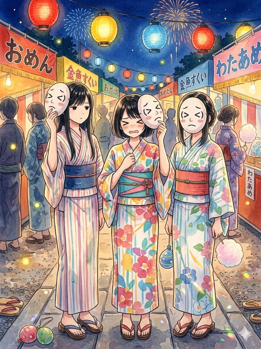一緒の顔だね