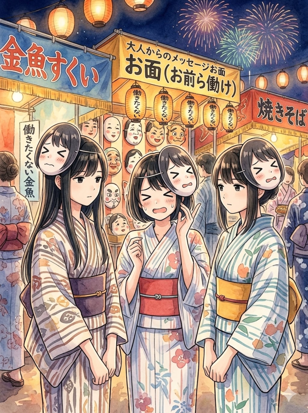 一緒の顔だね