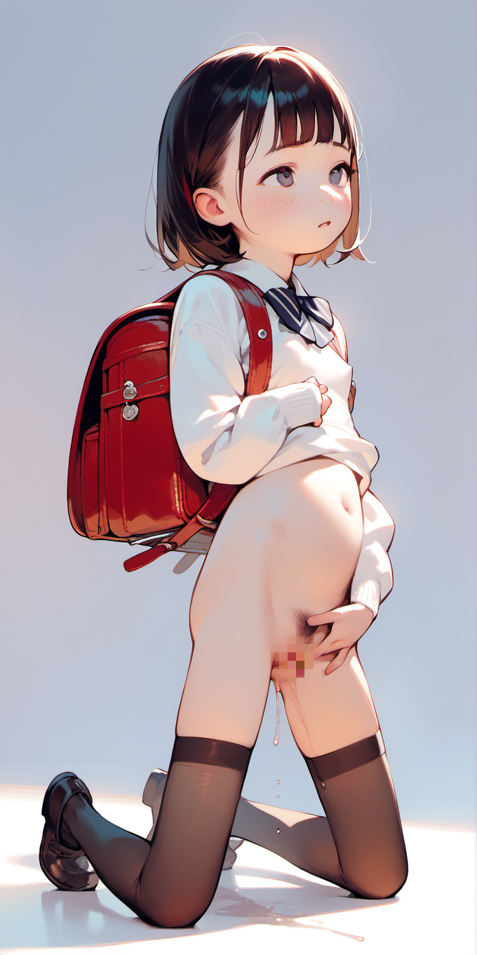 自慰してる（ランドセル２）