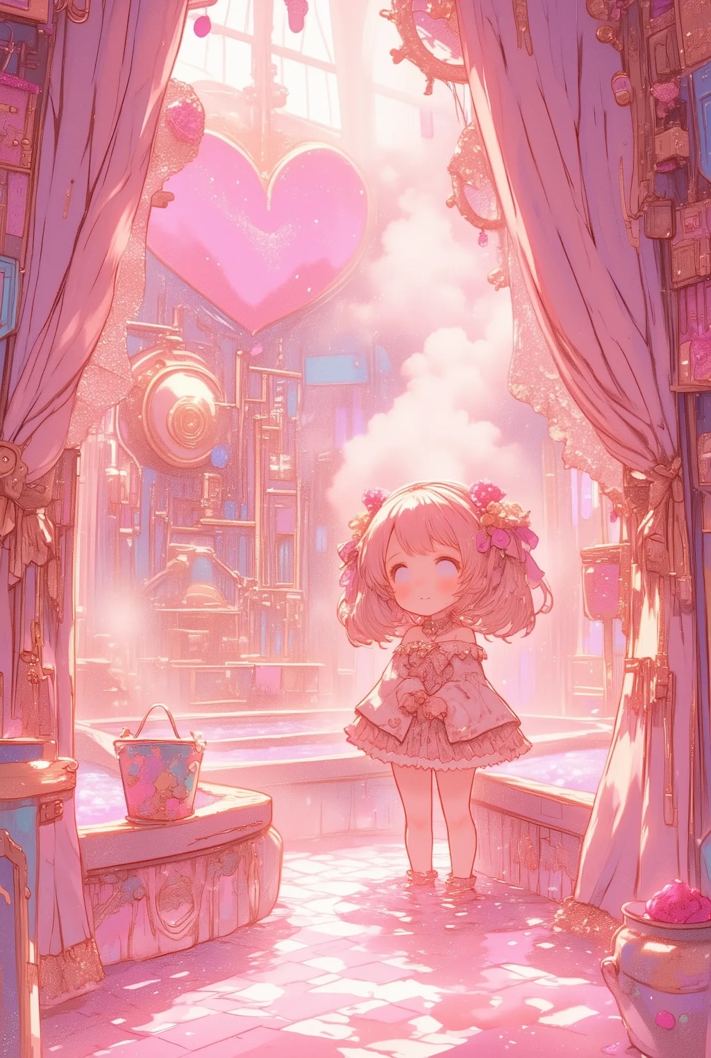 スチームピンクな銭湯