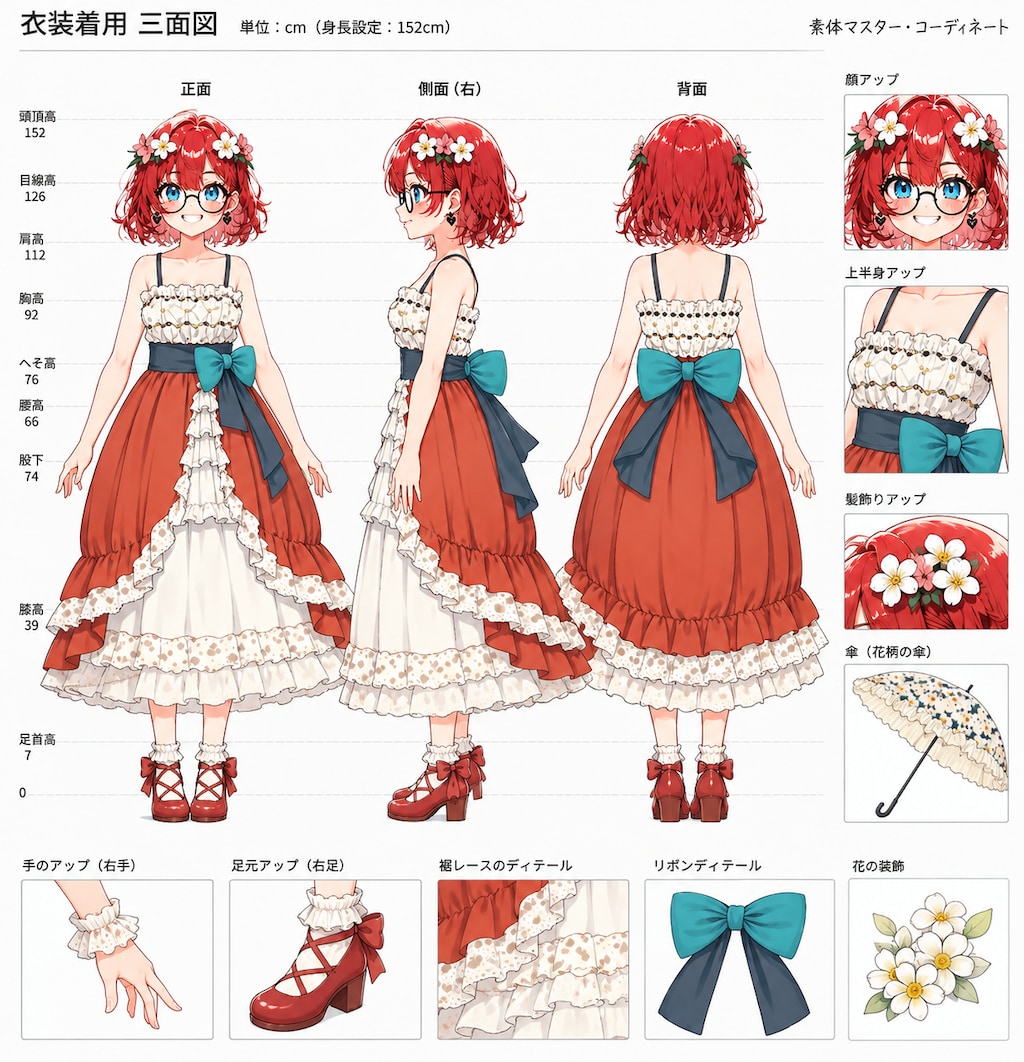 風に舞う、夏色のワンピース