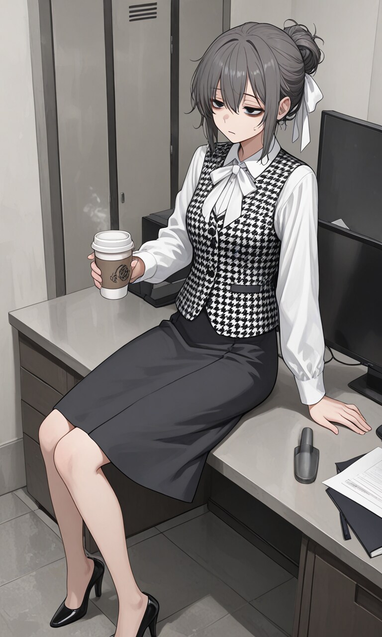 (疲れた……) | の人気AIイラスト・グラビア