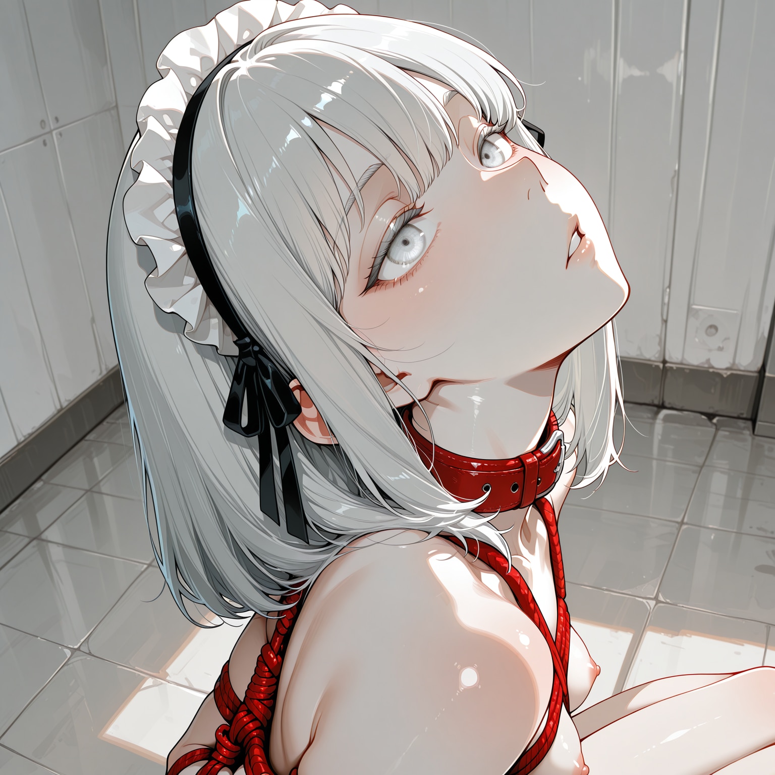 銀髪メイドちゃんの調教