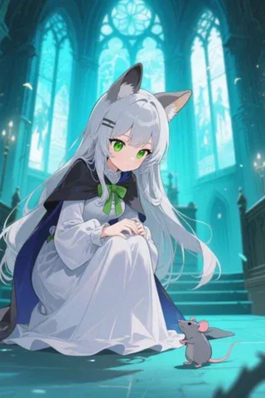 ステラちゃんとネズミ