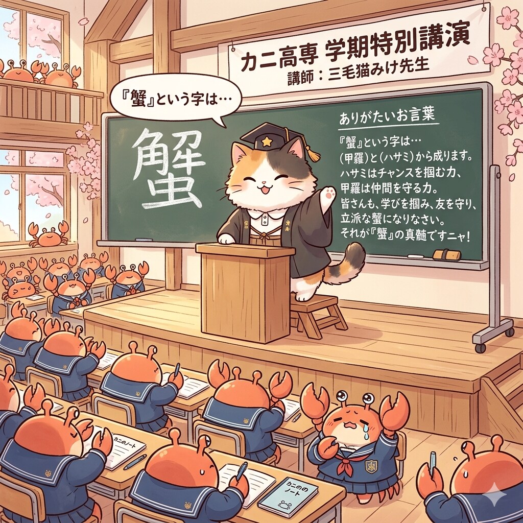 カニ高専新学期特別講演🎓