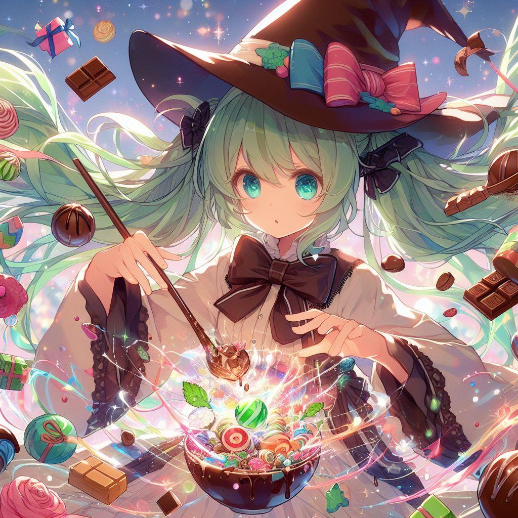 魔法でチョコつくり……あれ？