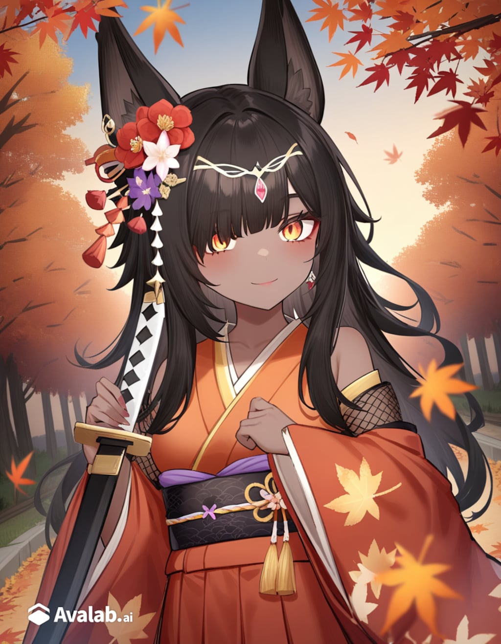 着物姿の女の子達