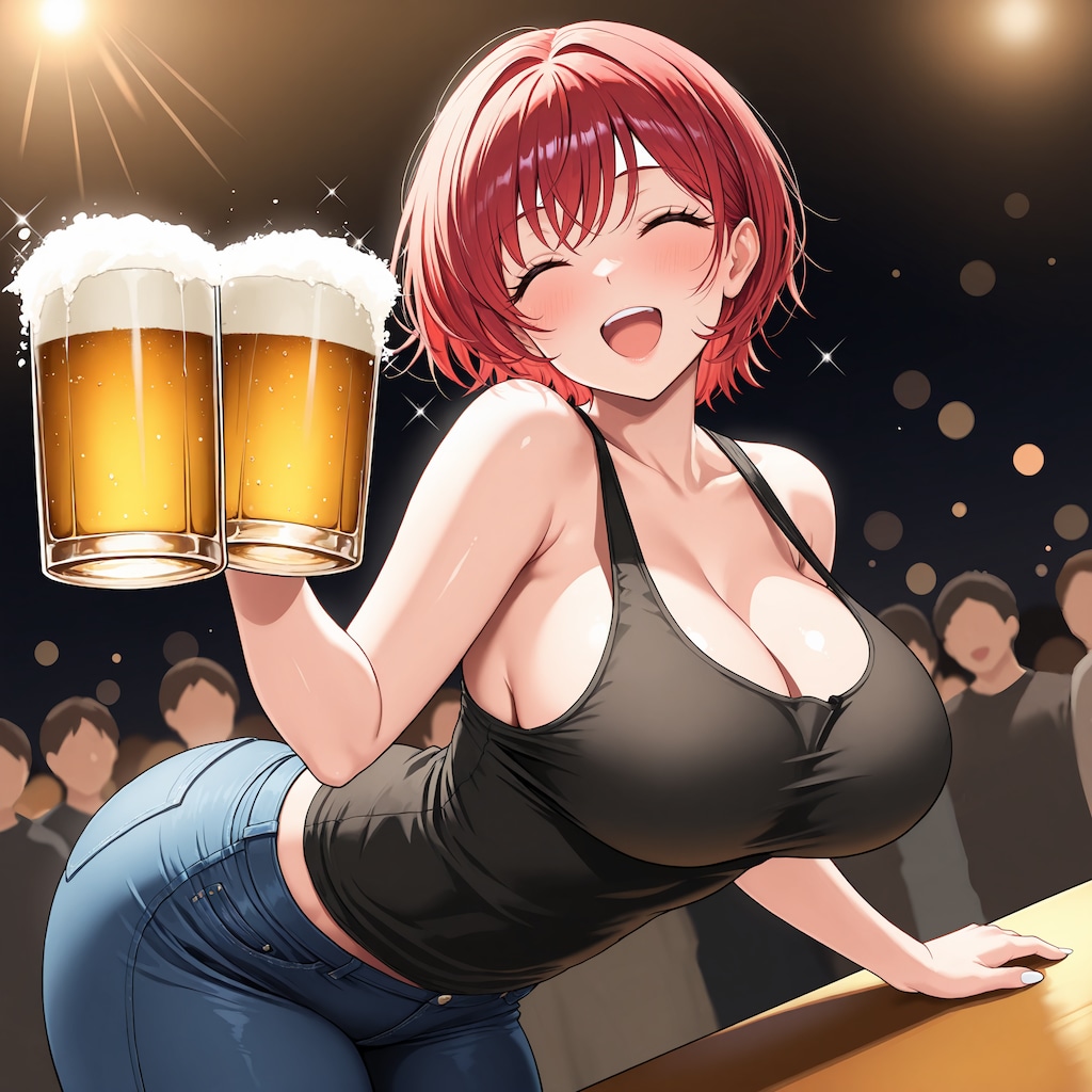 ガテンちゃんとビール
