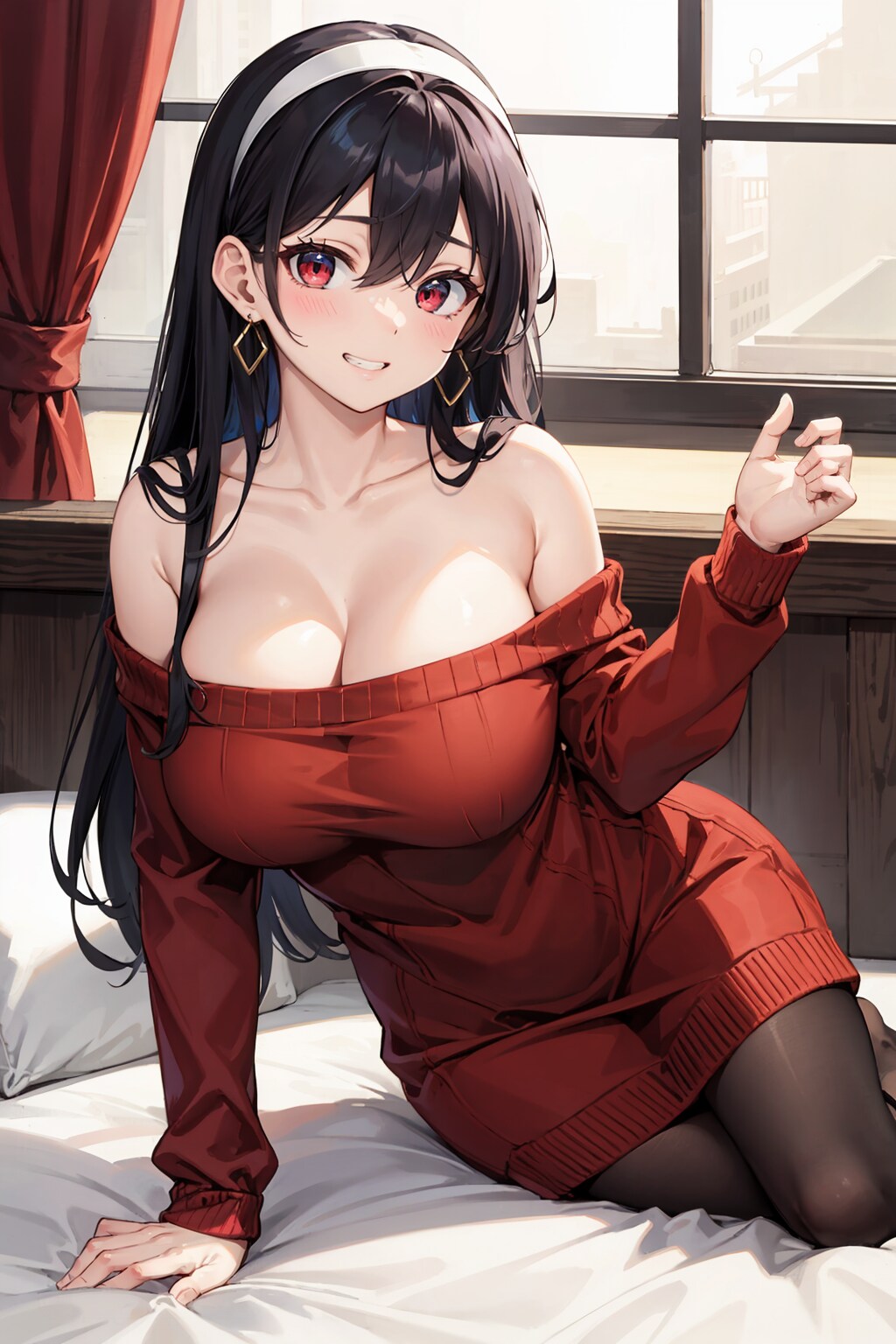 黒髪巨乳さん_02_私服