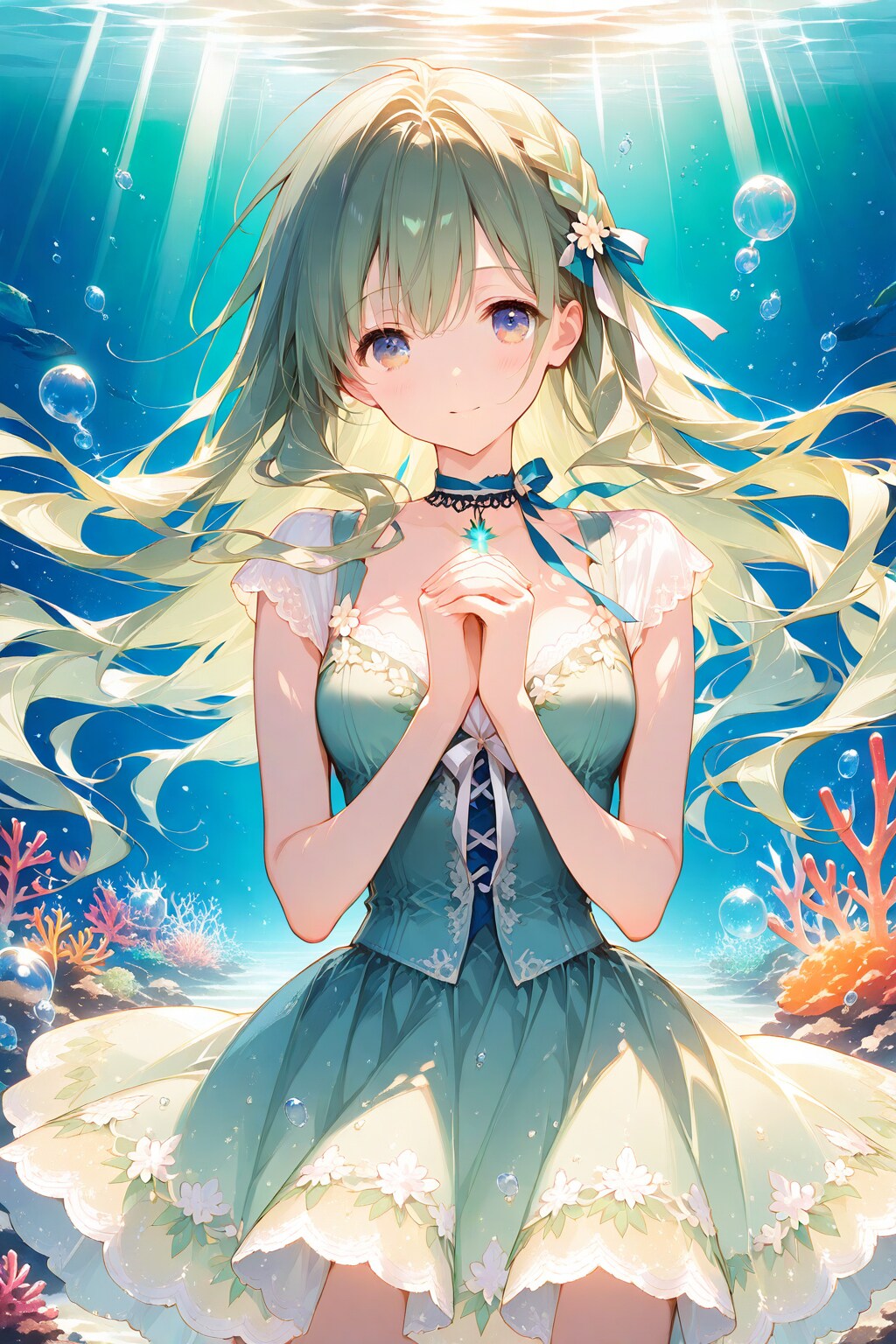 泡に結んだ約束 | の人気AIイラスト・グラビア