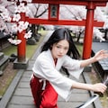 巫女さん負けちゃった・・・ 5枚目