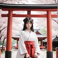 巫女さん負けちゃった・・・ 3枚目