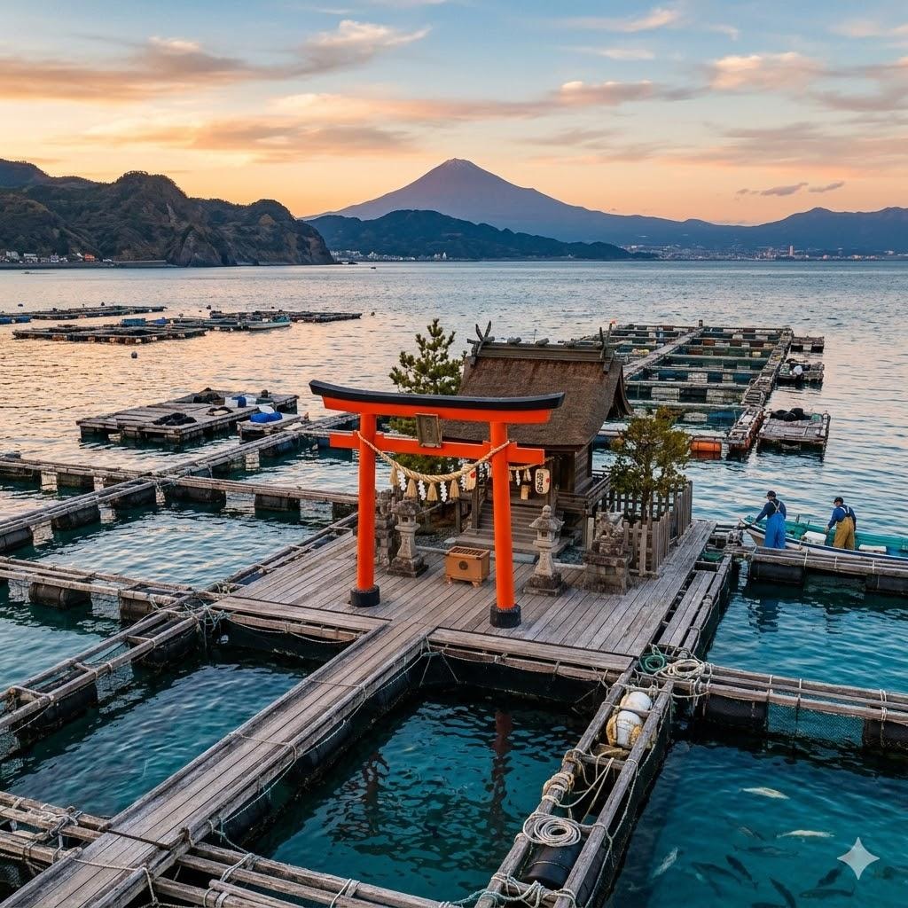 神社っぽい養殖場