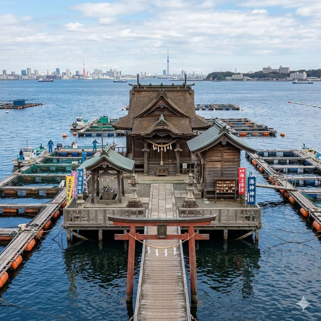 神社っぽい養殖場