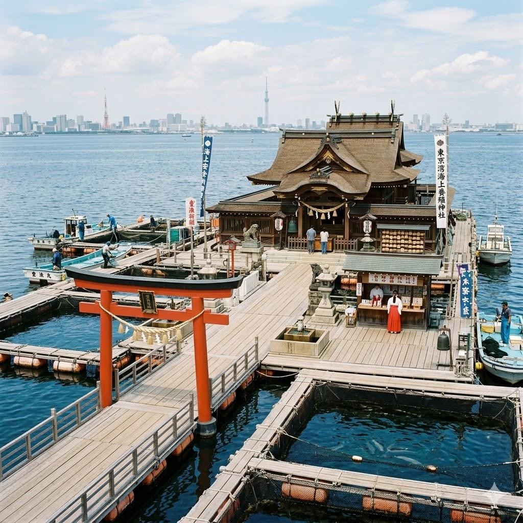 神社っぽい養殖場