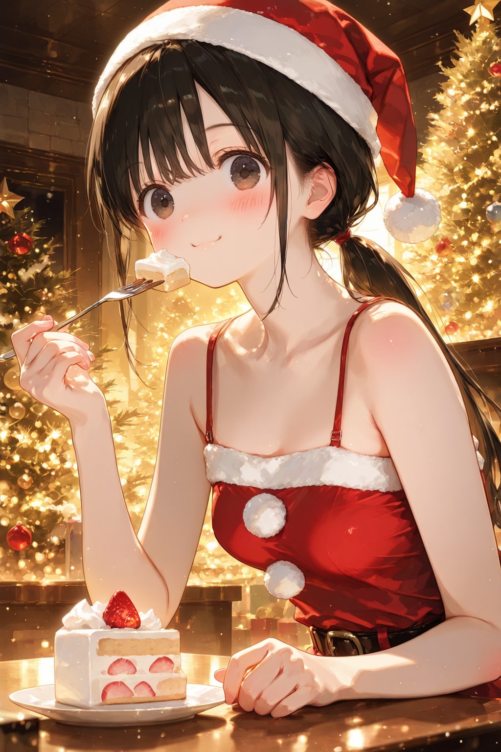 2人でクリスマスパーティー | の人気AIイラスト・グラビア