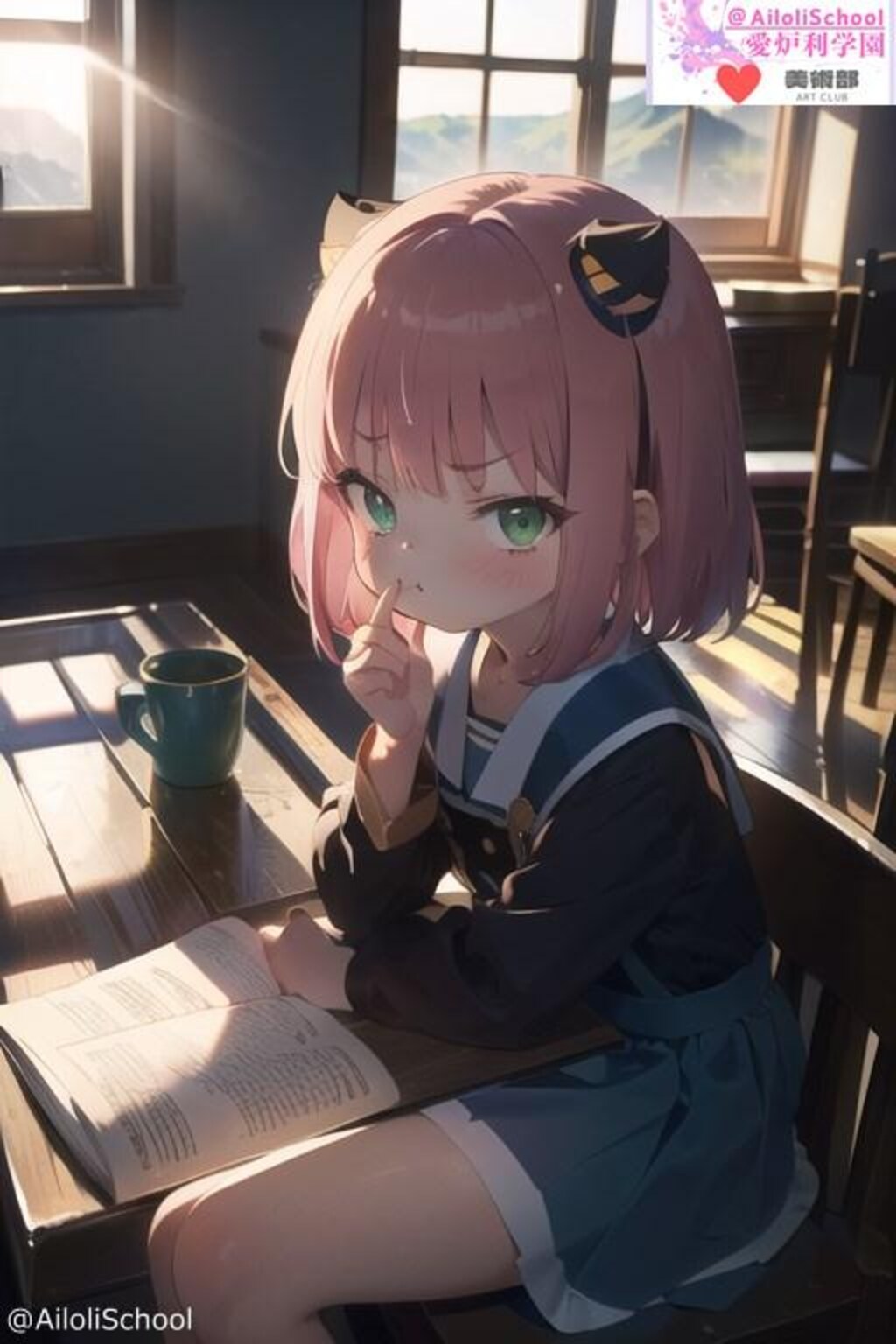 【私立愛炉利学園_美術部】[DS]スパイファミリー」_アーニャ