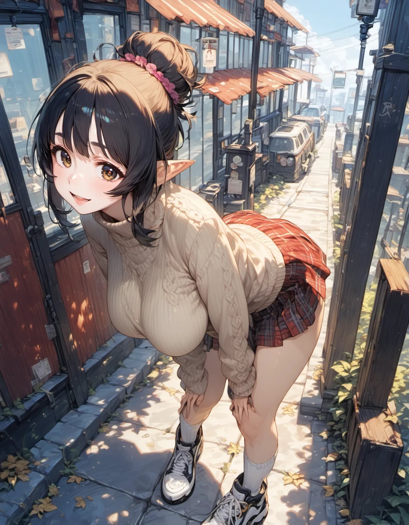 Autumn Alley Secret | の人気AIイラスト・グラビア