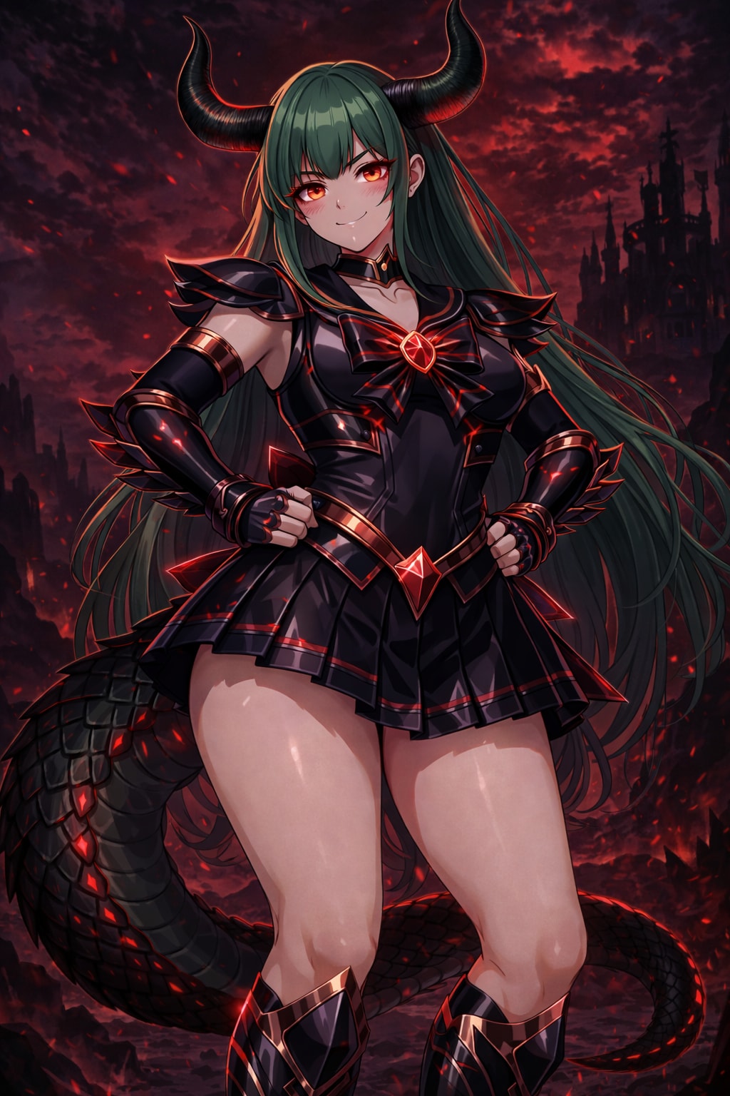 「闇に、闇に落ち闇に覚醒したるは、」 | の人気AIイラスト・グラビア