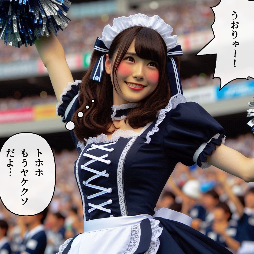 姉妹で応援してみた