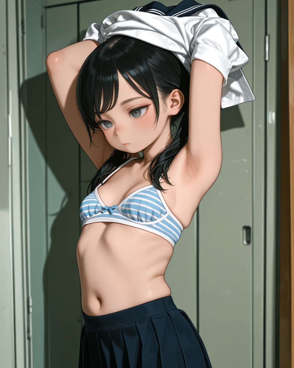 お着換え