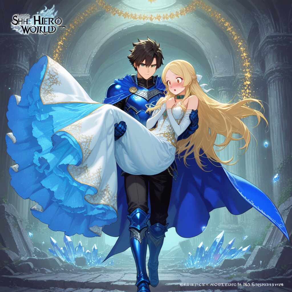 ありそうでほとんどない、お姫様抱っこ救出ファンタジー、SHE HIERO WORLD