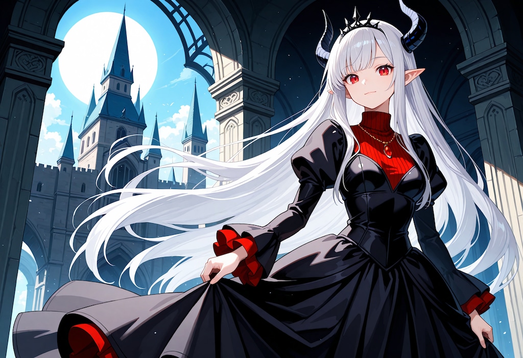 城とドレスと銀髪竜姫さん