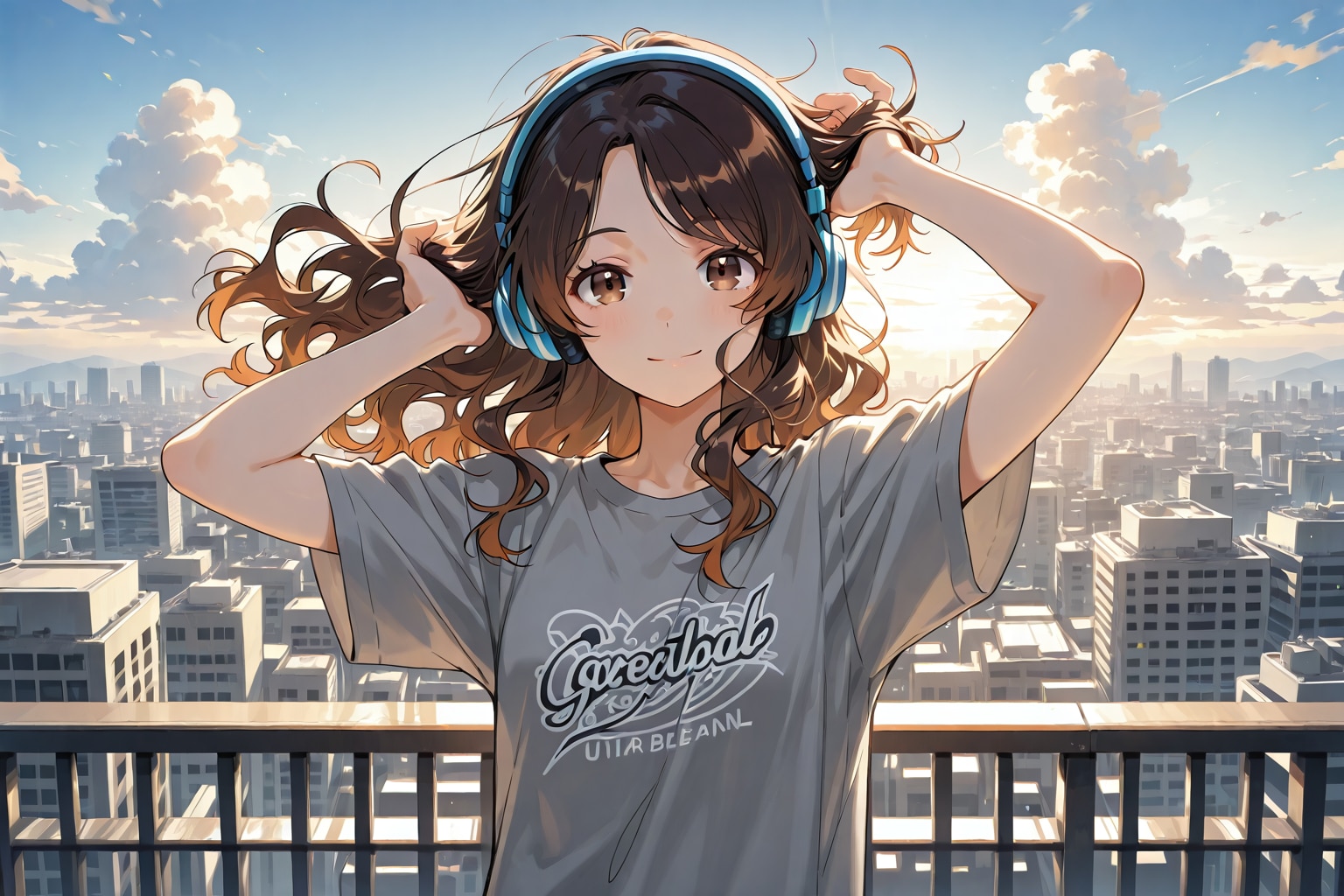 屋上 | の人気AIイラスト・グラビア