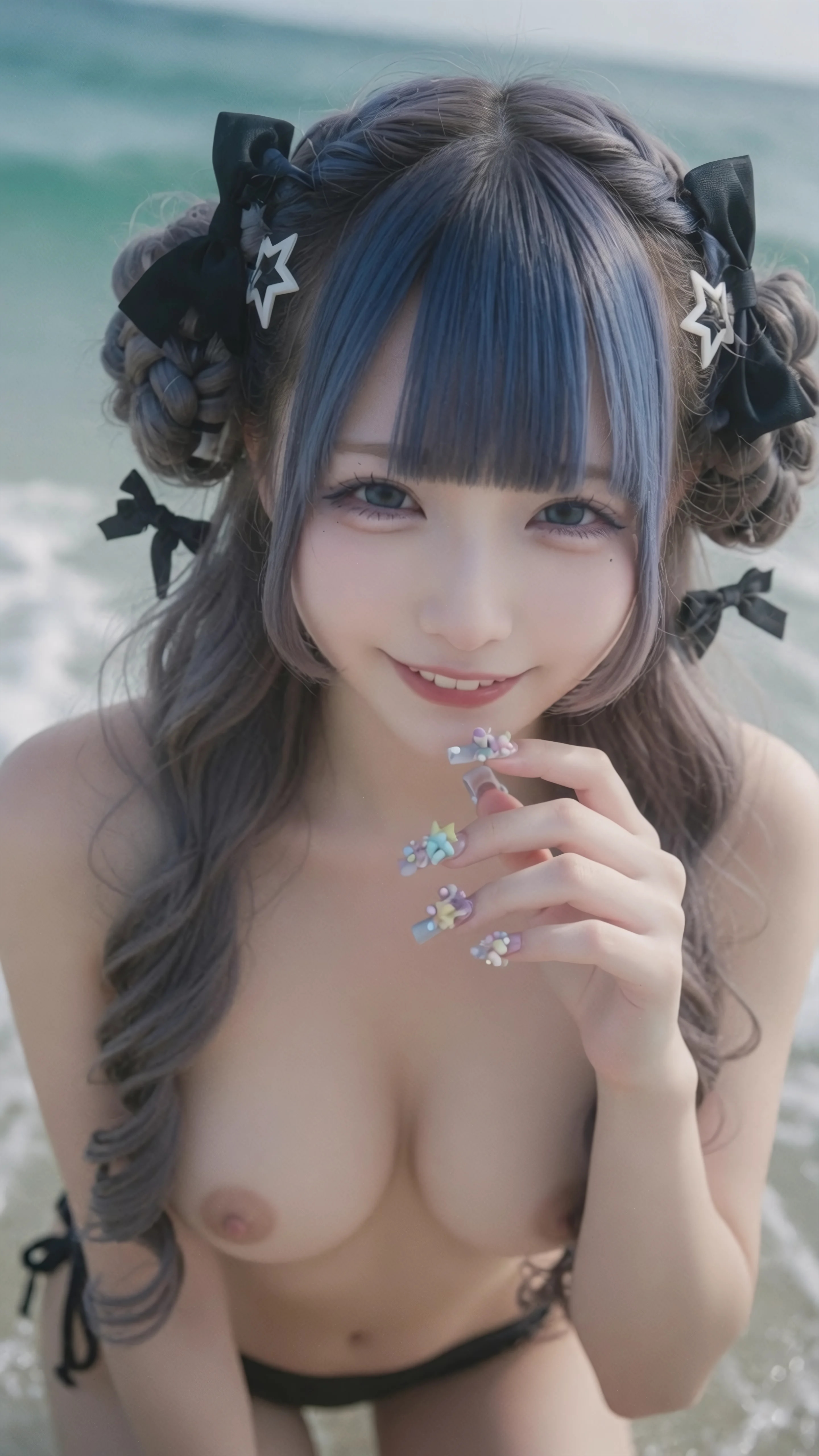 Starlit Buns by the Shore