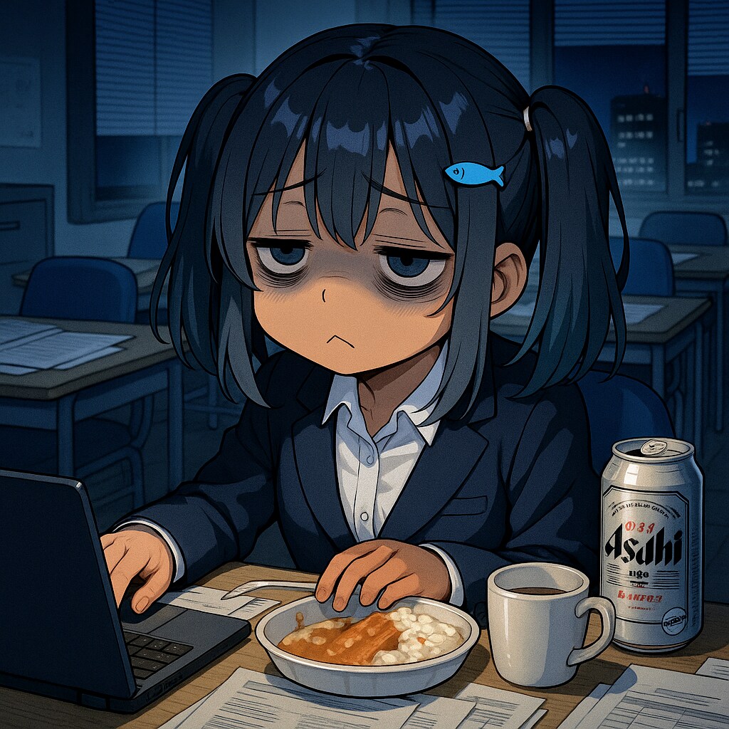 (夢オチ)仕事に追われるこなつちゃん