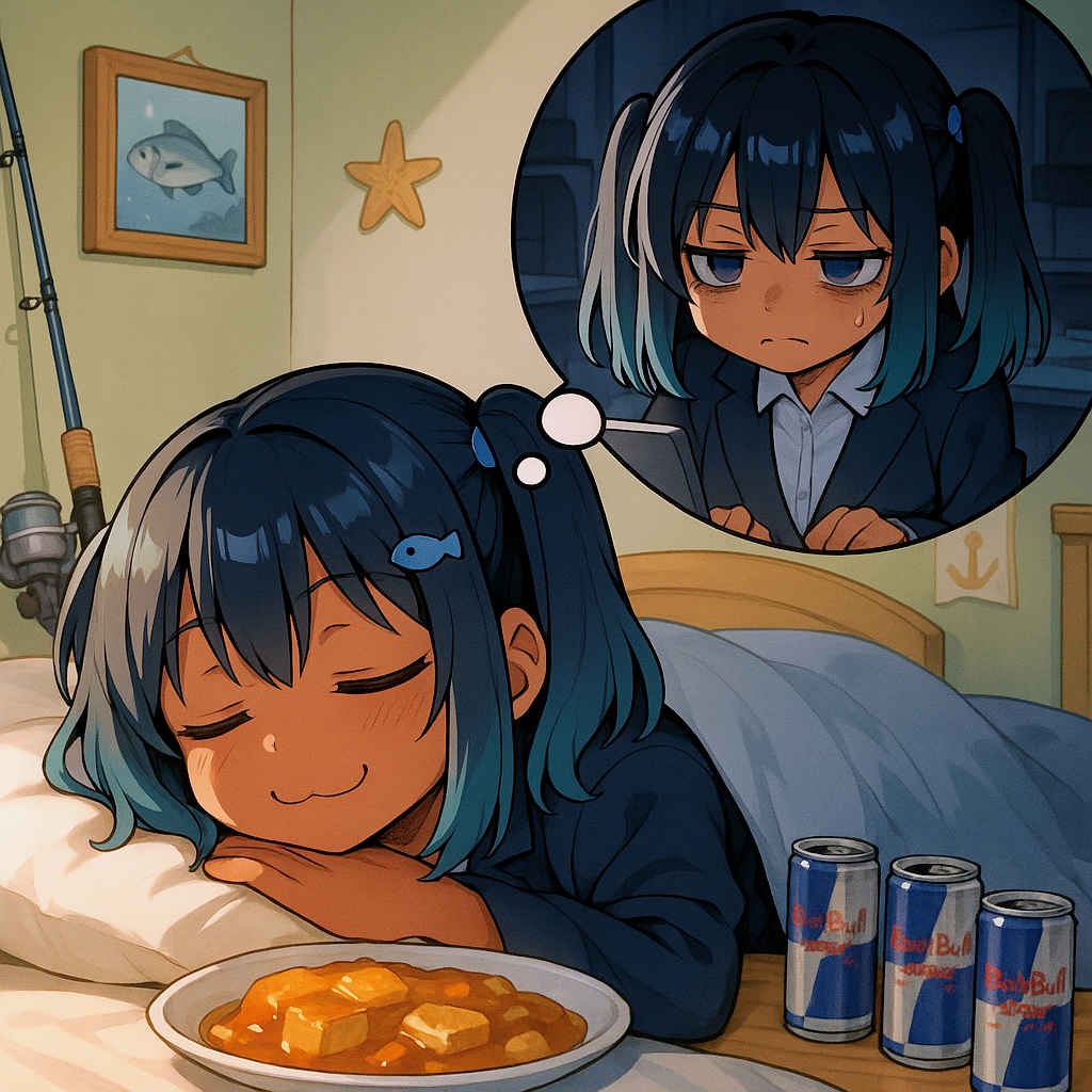 (夢オチ)仕事に追われるこなつちゃん