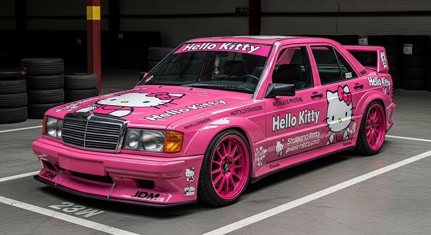 ハローキティメルセデスベンツ | の人気AIイラスト・グラビア