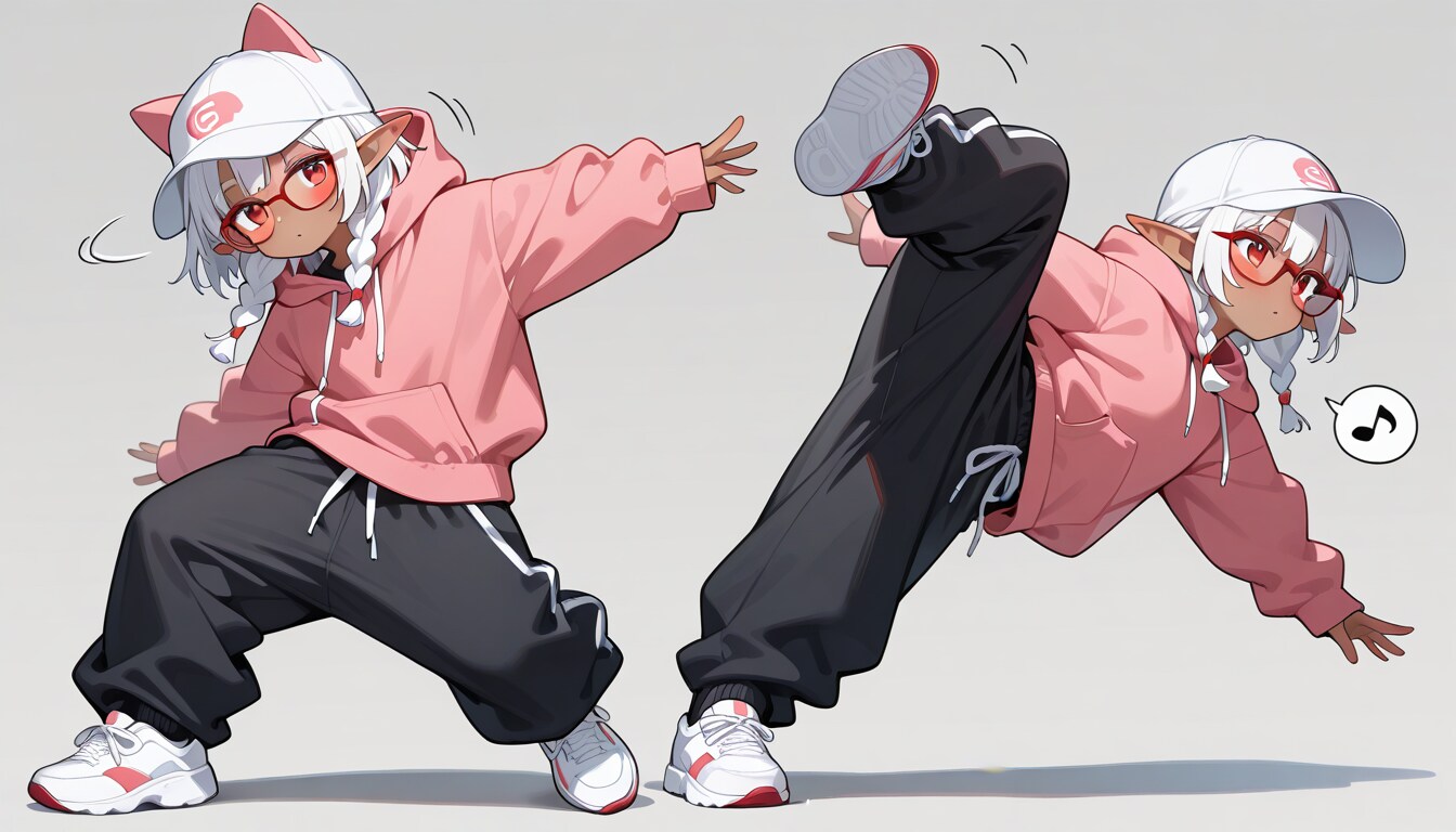 不思議な踊りを踊った！