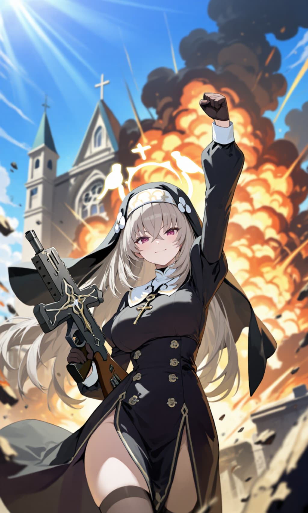 銃器修道女　やったぜ！