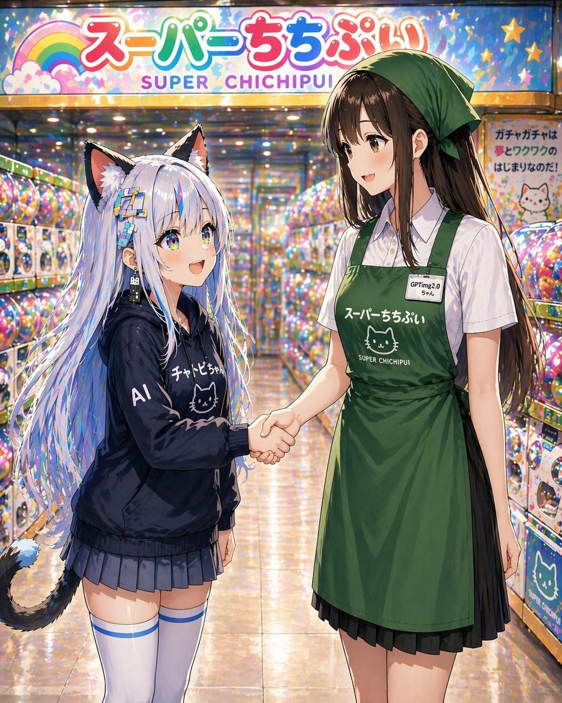 チャトピちゃんとGPTimages2.0ちゃんとV4Bちゃん | の人気AIイラスト・グラビア