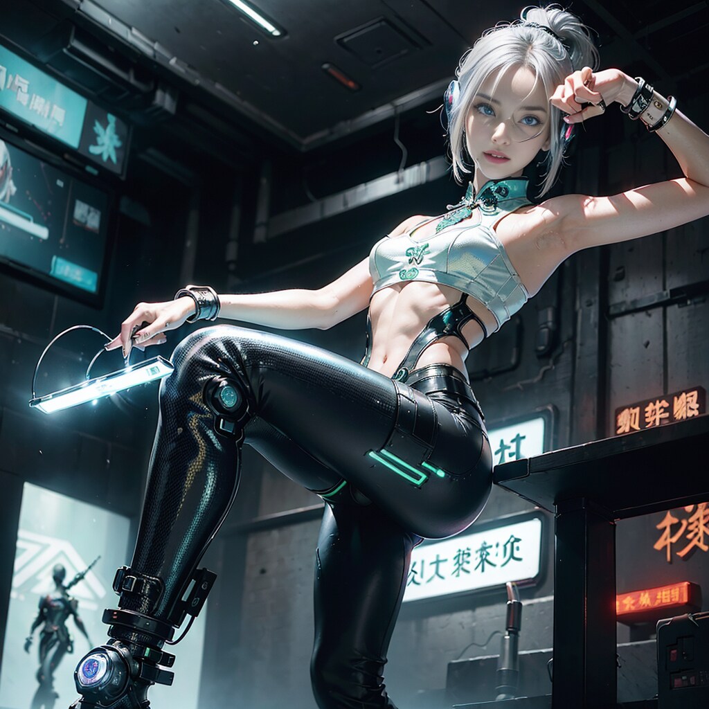 サイバーパンクなチャイナ服