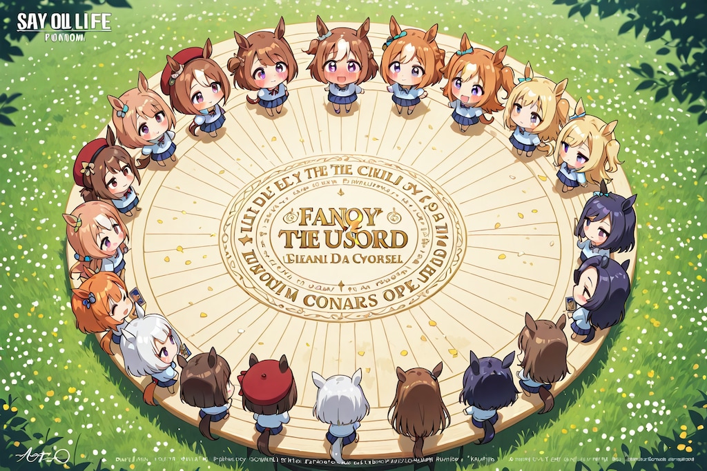 ウマちびちゃん。