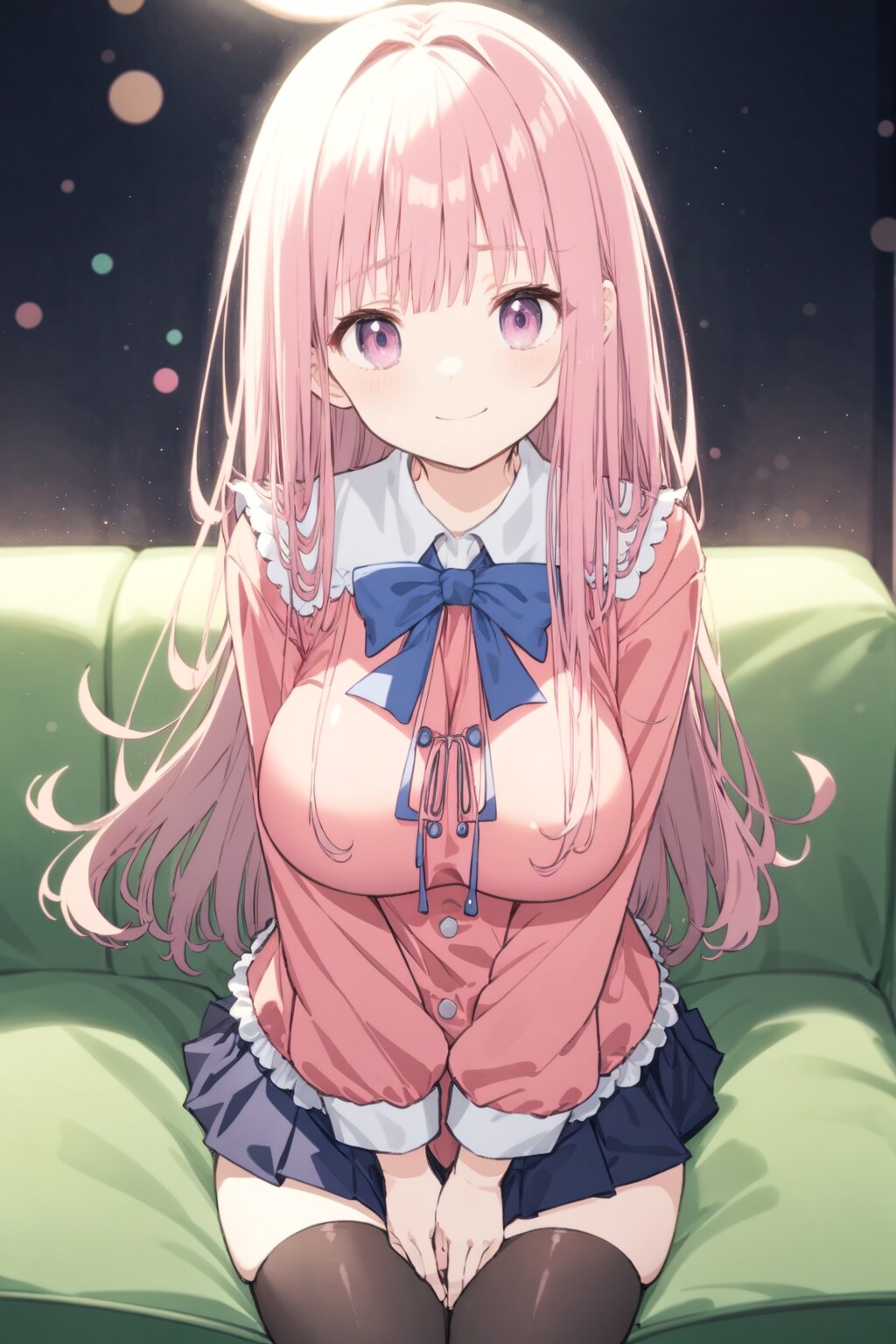 夜のお話しよう？ | の人気AIイラスト・グラビア