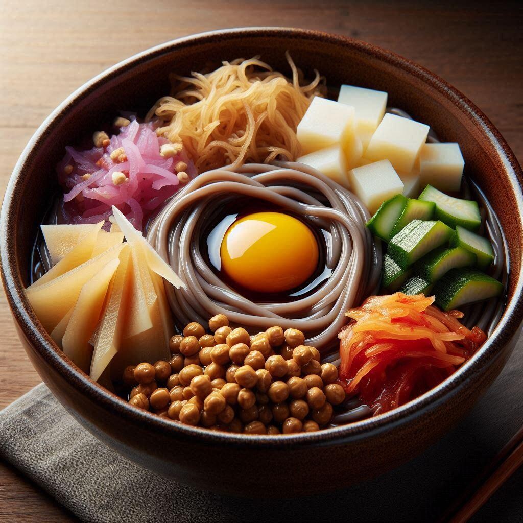 冷やしネバトロ蕎麦