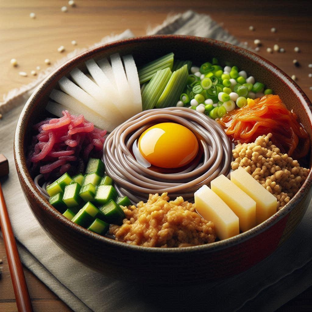 冷やしネバトロ蕎麦