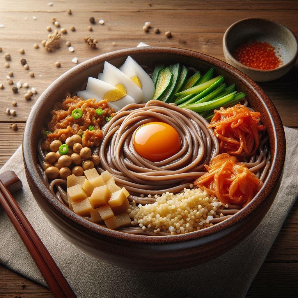 冷やしネバトロ蕎麦