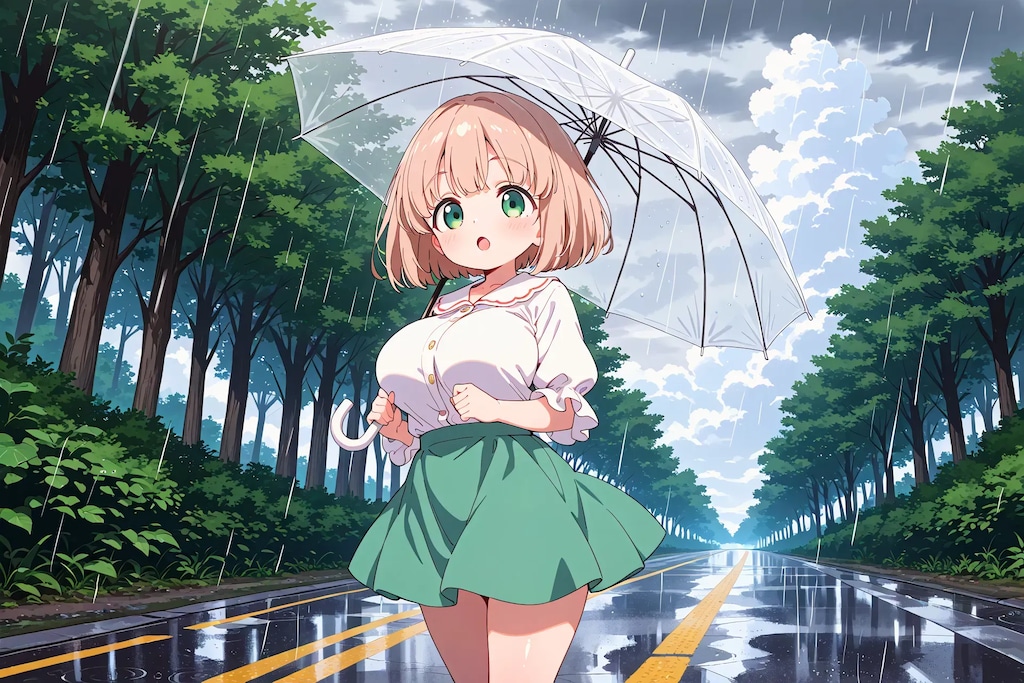 今日は全国的に雨