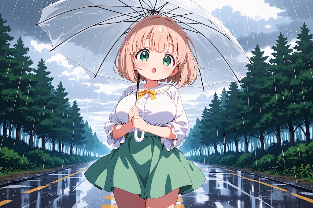 今日は全国的に雨