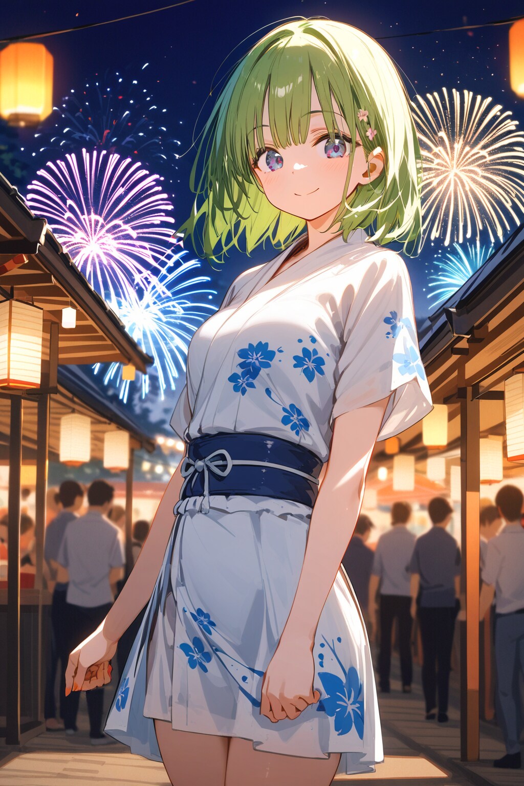 夏祭りの花火(GARLAND)